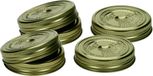 Le Parfait set van 6 schroefdoppen 10cm goud