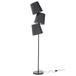 Beliani RIO GRANDE - Staande lamp - Zwart - Metaal