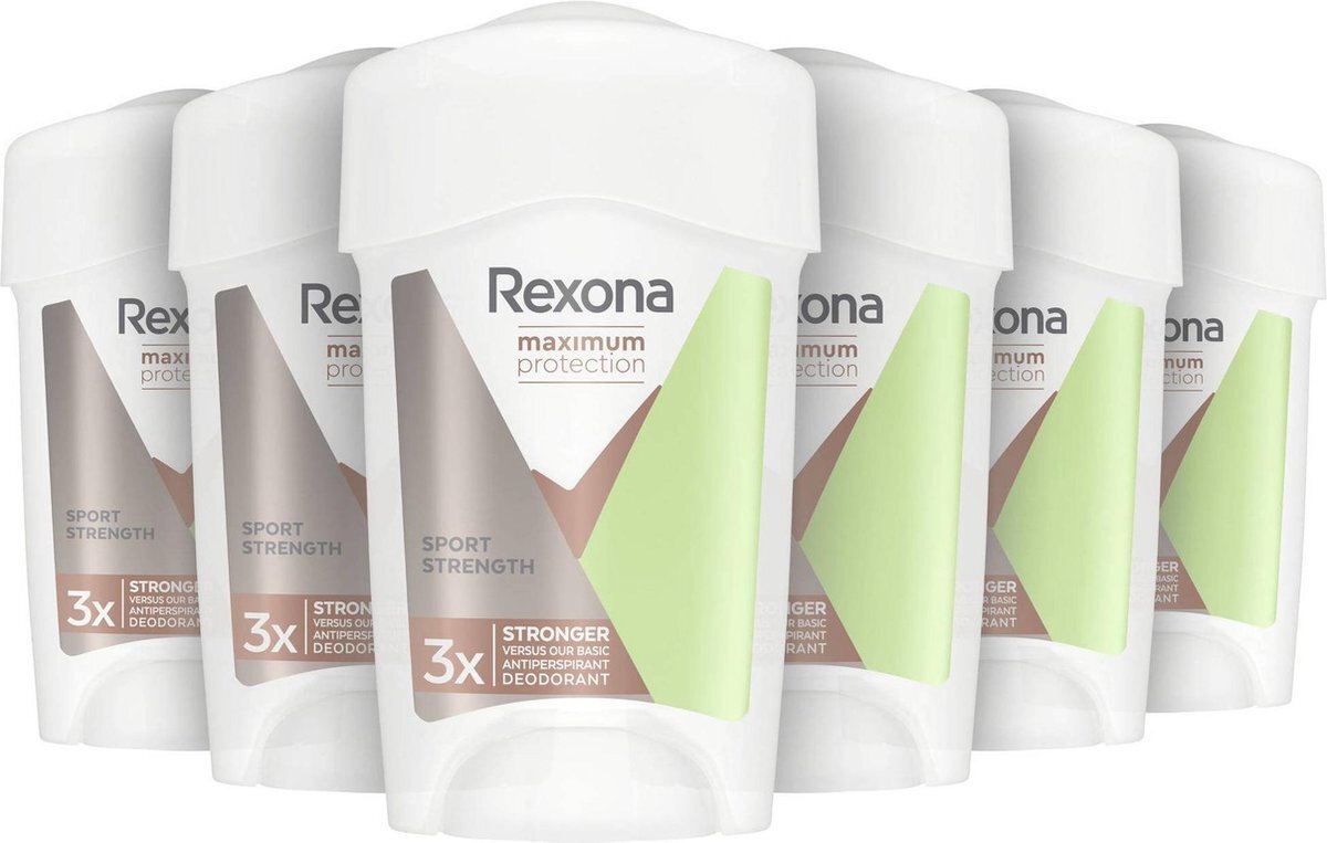 Rexona 6 x Women Maximum Protection Sport Strength 45 ml Deodorant - Voordeelverpakking