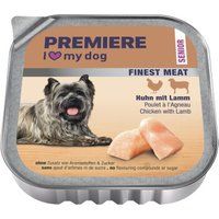PREMIERE Finest Meat natvoer voor honden, senior Kip met lam 10x150 g
