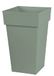 EDA - Bloempot, vierkant, hoog Toscane, volume 62 l, 39 x 39 x 65 cm, lauriergroen