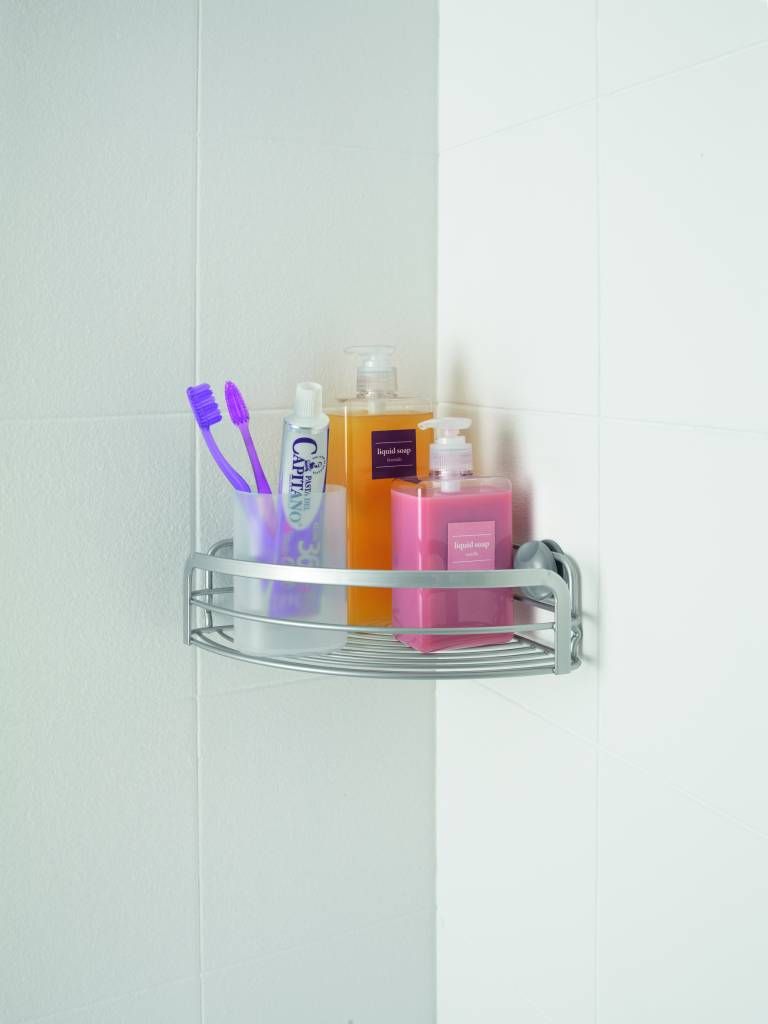 Metaltex Tomado Hoekrekje VIVA enkel - metaal - 20x20x6 cm