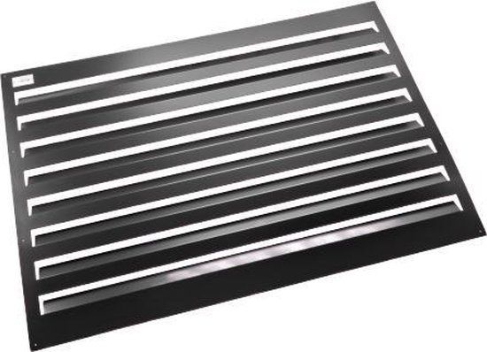 Evolar EVO-LOUVRE-MB - Achterplaat uitbreiding voor EVO-COVER - Medium - Zwart