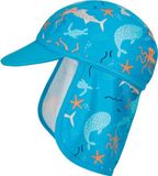 Playshoes Kinder UV-Schutz Muetze Meerestiere Tuerkis-49cm