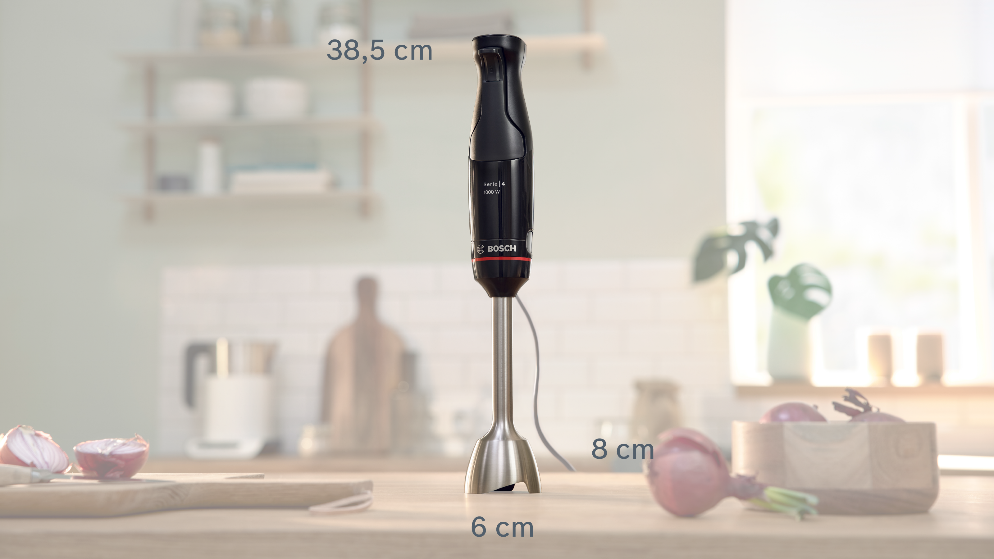 Bosch Serie 4 MSM4B620 Staafmixer - 1000W - Zwart