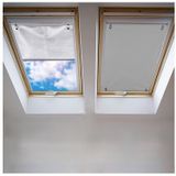 Johgee Rolgordijn - Protection solaire thermique avec revêtement argenté
