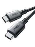UGREEN 100W USB C naar USB C kabel 5A/20V USB C laadkabel PD 3.0 PPS | compatibel met iPhone 17, iPhone 16, M4 MacBook Pro/Air, iPad Pro/Air 2024, Galaxy S26 Ultra, Tab S8, Steam Deck enz. (1M)
