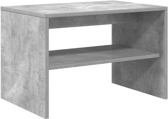 vidaXL Tv-meubel 60x40x40 cm bewerkt hout betongrijs