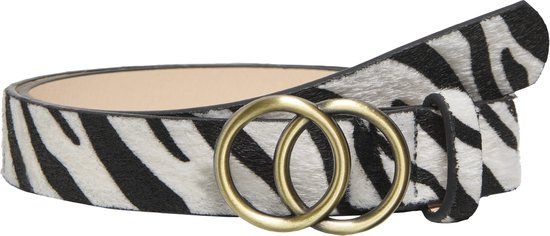 ONLY CARMAKOMA CARRASMI ZEBRA ANIMAL JEANS BELT ACC