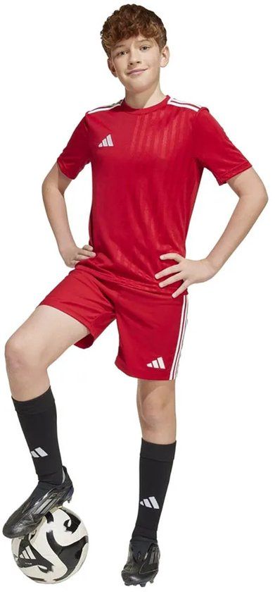 Adidas Campeon 25 T-shirt Met Korte Mouwen Rood 13-14 Years Kinderen