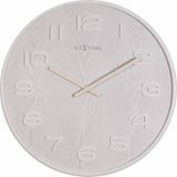 NeXtime 3096WI Wandklok - Wit - 35 cm