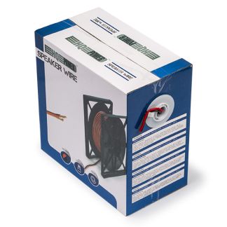 Luidsprekerkabel op rol | HQ Power | 100 meter (2.5 mm², Rood/Zwart)