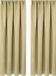 KAMYRA Rideaux - 2 pièces - Lin - 100% Polyester - Beige - 135x175cm