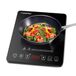 AMZCHEF Plaque à induction, plaque de cuisson à induction simple de 2000 W avec design fin, 10 niveaux de puissance, 10 réglages de température, verrouillage de sécurité, minuterie de 3 heures, noir