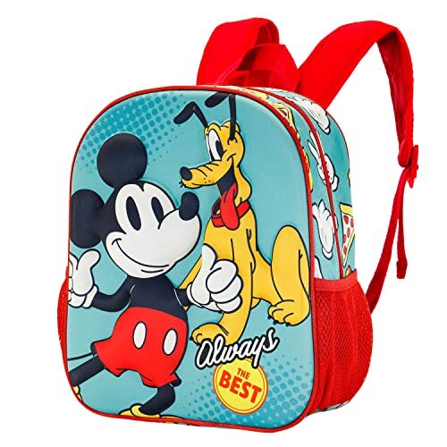 karactermania Micky Mouse Best-Kleine 3D-rugzak, groen, groen, Kleine 3D rugzak Best