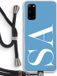 Case Company Samsung Galaxy S20 Hoesje met Koord - Monogram N°2 - TPU Back Cover