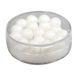 Rayher Silk-Bead 18 stuks glazen kralen wit Ø 8 mm 14692102