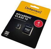 Mobile-Laden 4GB microSDHC geheugenkaart voor Sony Xperia 1 IV - Klasse 10 - met SD-adapter