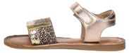 KEQ Sandales Filles - Rosé-or - Taille 28