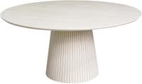 StarFurn Eettafel Solana Zand Mangohout Ø150cm