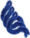 Ger Import Guirlandes de Noël - 3 pièces - Bleu - Lametta en aluminium - 180 x 7 cm