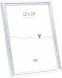 Deknudt Frames S011D1 fotolijst, kunststof, zilver, 15x20 cm