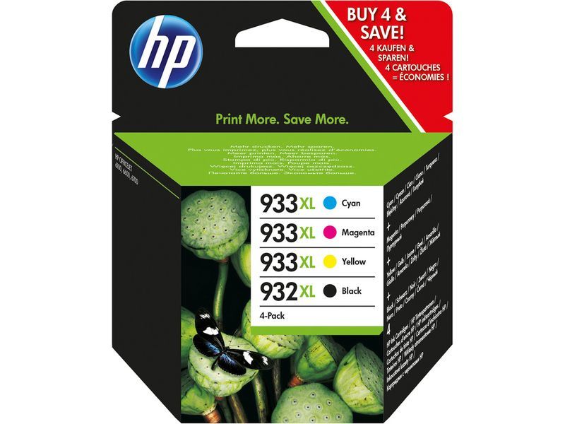 HP Inktcartridge 932XL / 933XL (C2P42AE) 4-kleuren Multipack Hoge capaciteit