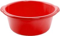 Plasticforte Afwasbak teil - Kunststof - Rond - 10 Liter - Rood
