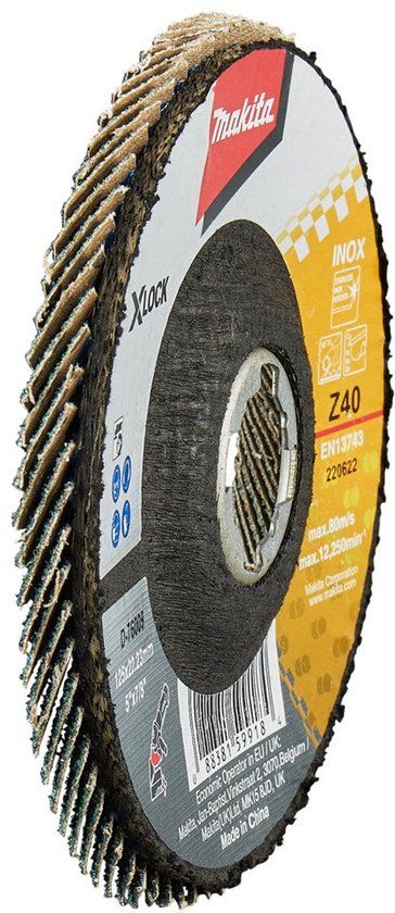 Makita Accessoires Makita Lamellenschijf 125 mm Z40 - D-76009