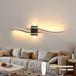 Comely Moderne led-wandlamp, zwart, 29 W, 3 kleurtemperaturen | 3000 K/4500 K/6500 K, led-wandlamp voor slaapkamer, hal, woonkamer