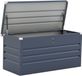Habitat et Jardin Coffre de rangement métallique "Store" - 680 litres - 165 x 69 x 60 cm - Gris