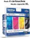 Brother LC1100HY inktpatronen, multipack, hoge capaciteit, 4-pack (zwart, cyaan, magenta, geel)