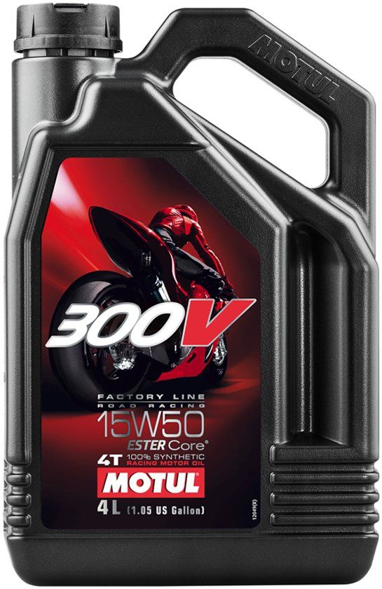 Kroon Motul 300V Factory line Road racing 15W50 4T 4L