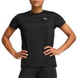 PUMA W TAD ESSENTIAL Heather Tee Dames sportshirt - Puma Black Heather