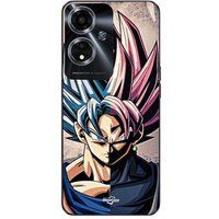 Maniacase Etui Oppo A59 5G Dragon Ball Z Super Goku SSJ