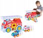 Dumel Zbysio Camion de pompiers interactif avec 2 petites voitures