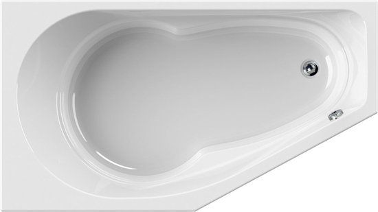 Wisa Tirano Bad - 160 x 90 cm - Wit - Rechthoekig