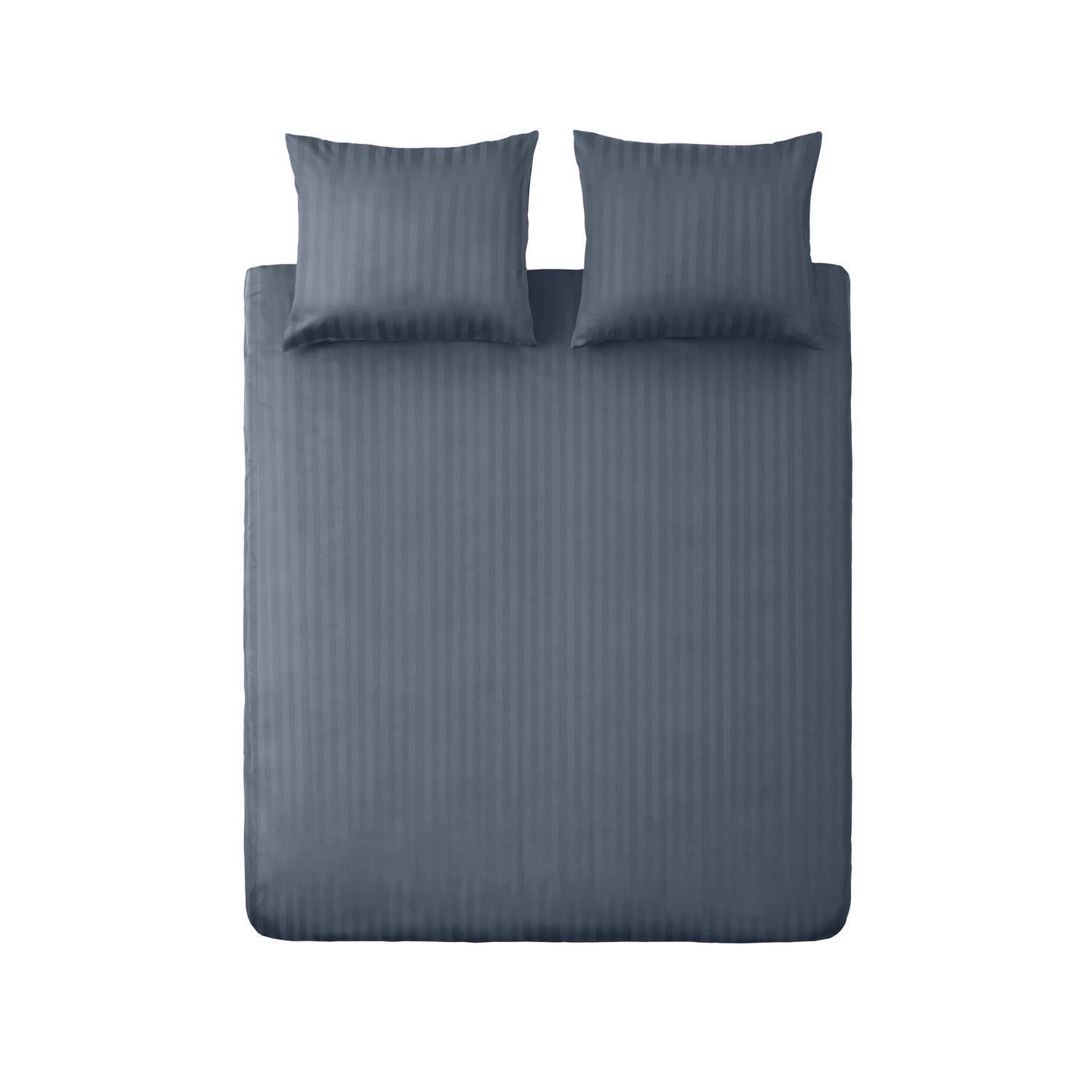 Ten Cate 100% katoensatijnen tweepersoons dekbedovertrek - 200x200/220 - donker blauw