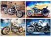Diamond Painting Set met Motorfiets Thema voor Adultes