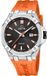 Jaguar J1010/1 Heren Horloge - Saffierglas - Roestvrijstaal/Leer - Zilverkleurig - Ø 44 mm - Quartz - Gesp - 10 ATM (zwemmen)