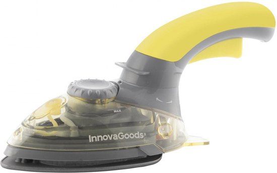 InnovaGoods Velyron - Mini 2-in-1 Stoomstrijkijzer - 800W - Grijs