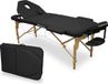 WELLCORE Houten inklapbare massagetafel, zwart