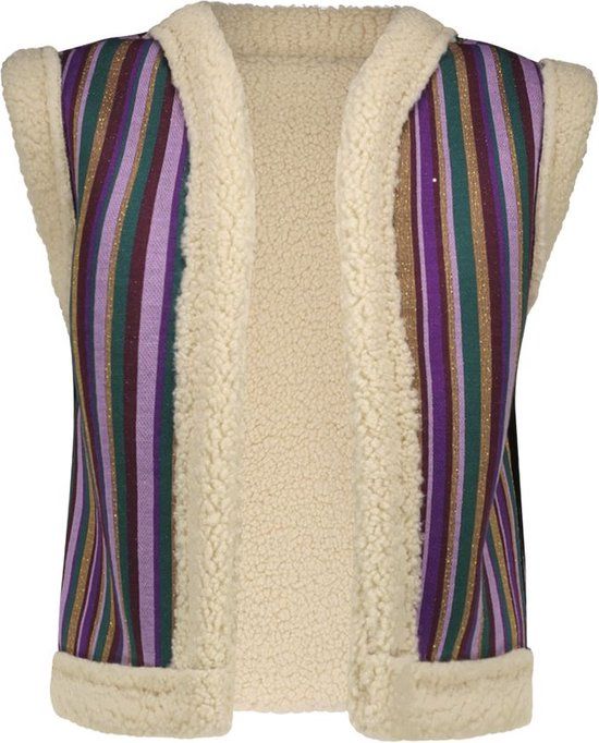 B.Nosy Gwen Gilet Meisjes - Jolly Stripes - Maat 110/116 (4-6 jaar)
