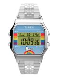 Timex Peanuts Timex 80 TW2V61300 Horloge - Staal - Zilverkleurig - Ø 38 mm