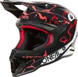 Oneal 1SRS SPLASH Motorcross helm - Zwart/Rood - Maat XXL