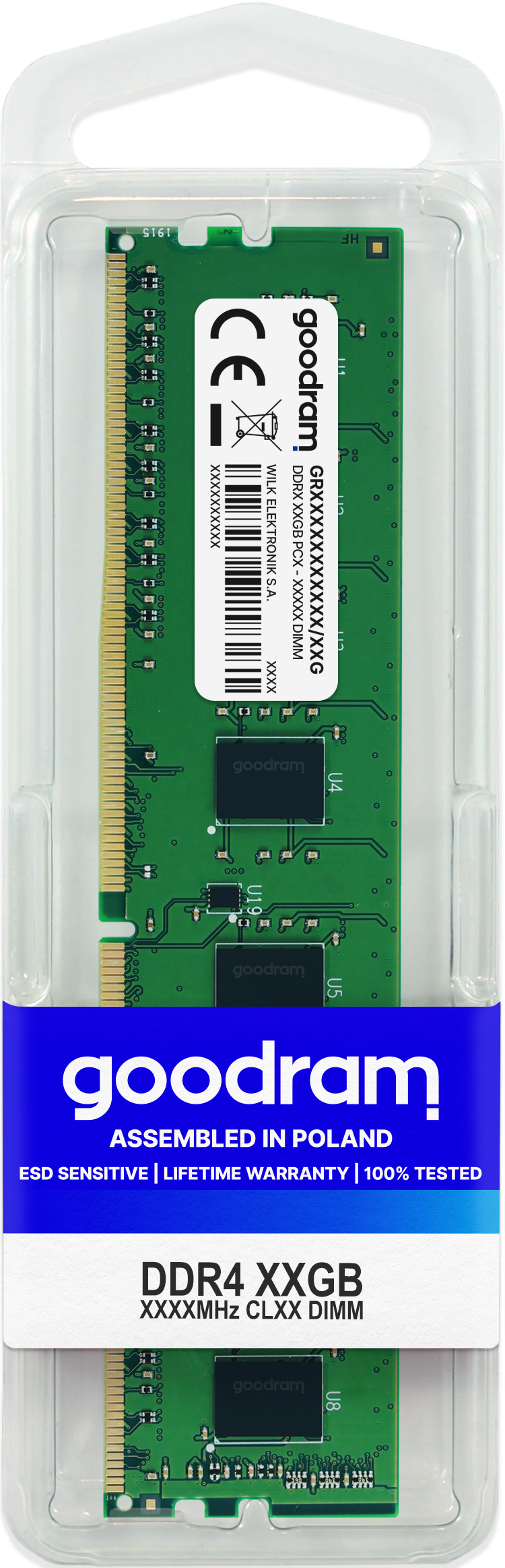 Goodram GR3200D464L22S/16G - DDR4 - 16GB - 3200 MHz