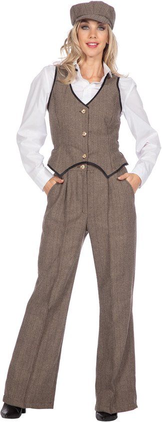 Coppens Roaring 20's Outfit Elisabeth Premium - Maat M/L - Multikleur - Print