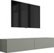 3xE living meuble TV bas 170 cm, Push-to-open, Aloë, 170 x 32 x 34 cm