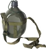 Gerimport Survival veldfles - kunststof - 1.7 liter - leger groen