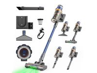 COTIAR S25 Aspirateur à main sans fil, 650W, 60kPa, Puissance d'aspiration élevée, Autonomie 70 min, Batterie amovible, Bleu